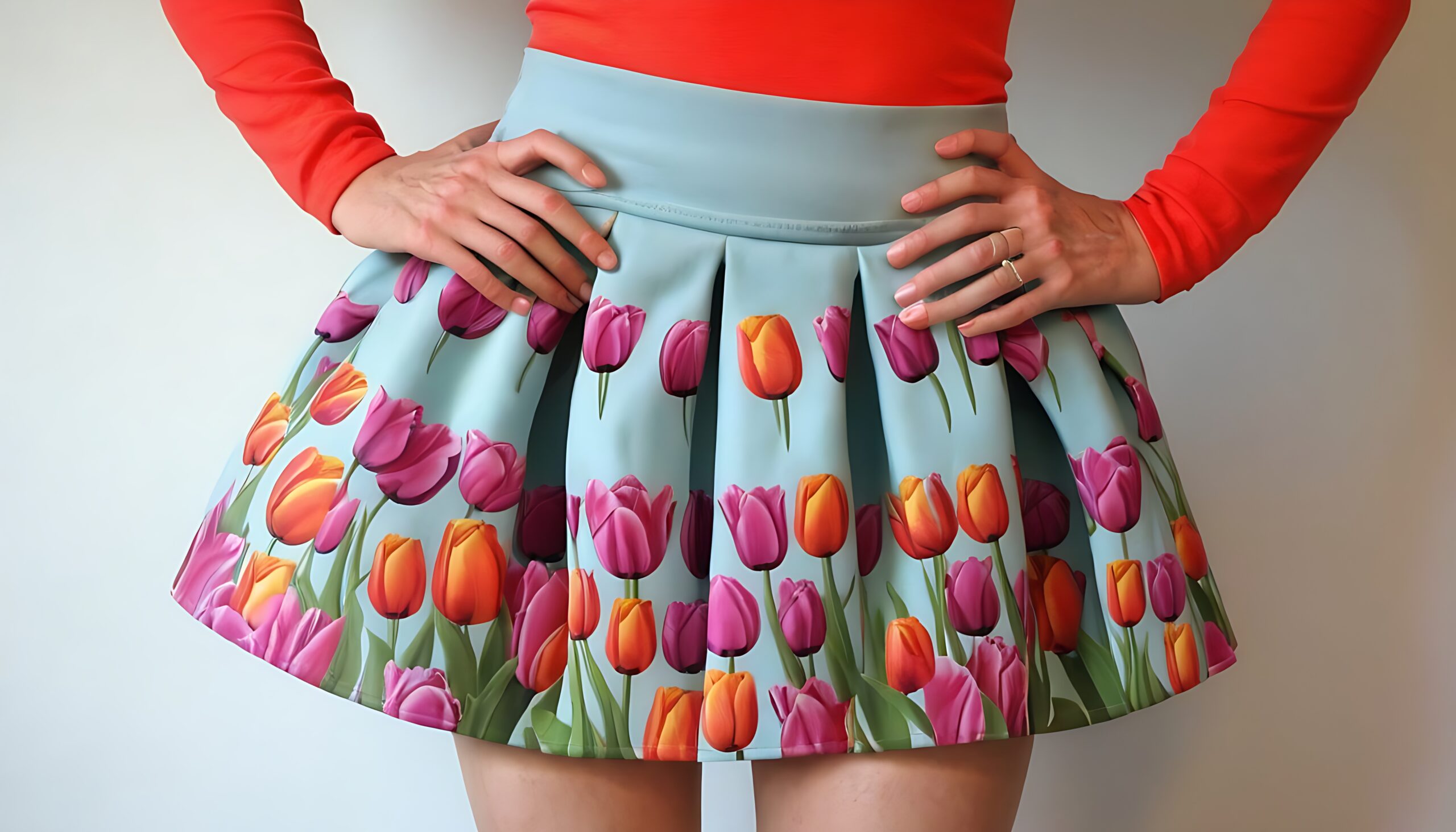 Sophisticated Tulip Skirt - Elegant and modern fashion choice for a refined and stylish ensemble."