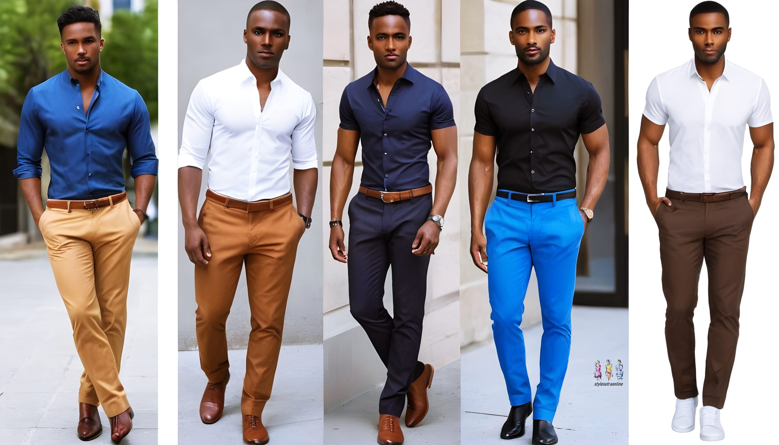 Clothing Color Choices for Dark Indian and Black Skin Men